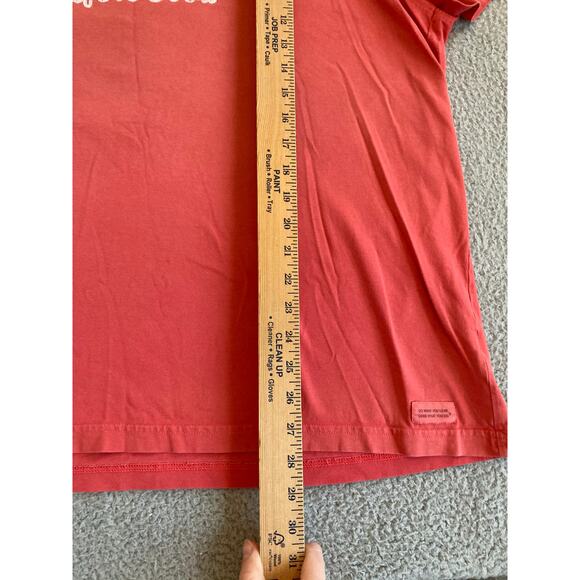 Life is Good Crusher Tee Shirt XL Hammock Summer Crewneck Outdoors Pink Top - Picture 7 of 10